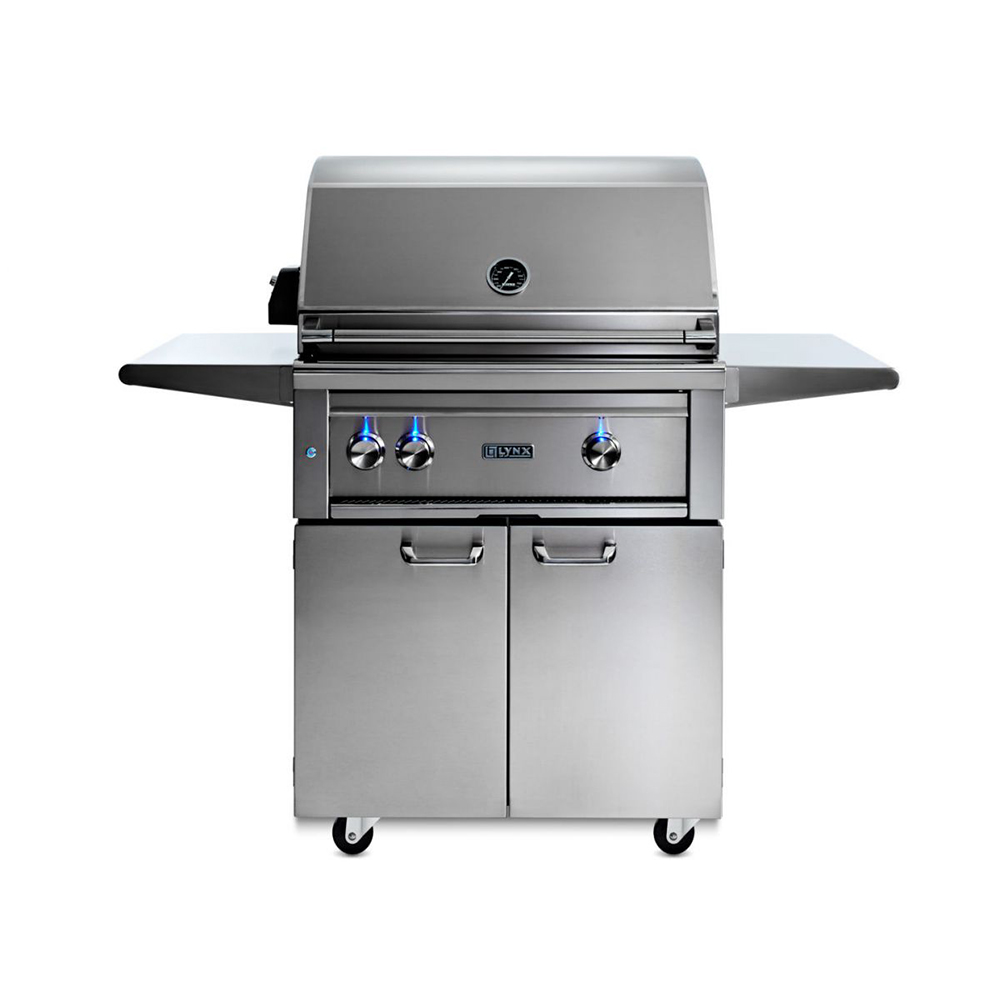 LYNX 30" Freestanding Grill – 1 Trident with Rotisserie