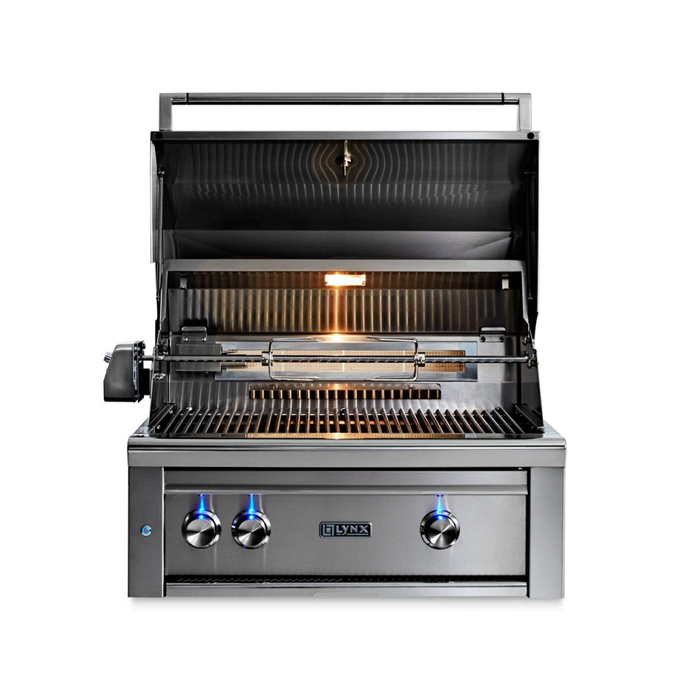 LYNX 30" Built-in Grill – 1 Trident with Rotisserie - Image 3