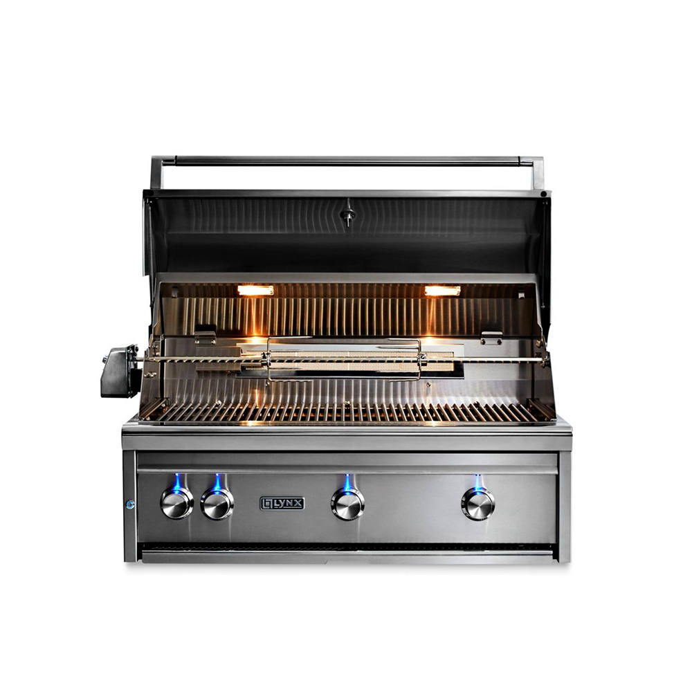 LYNX 36" Built-in Grill – 1 Trident with Rotisserie - Image 3