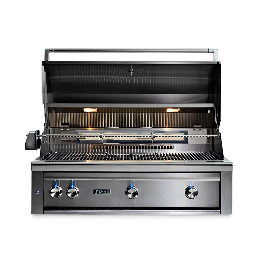 LYNX 42" Built-in Grill – 1 Trident with Rotisserie - Image 3