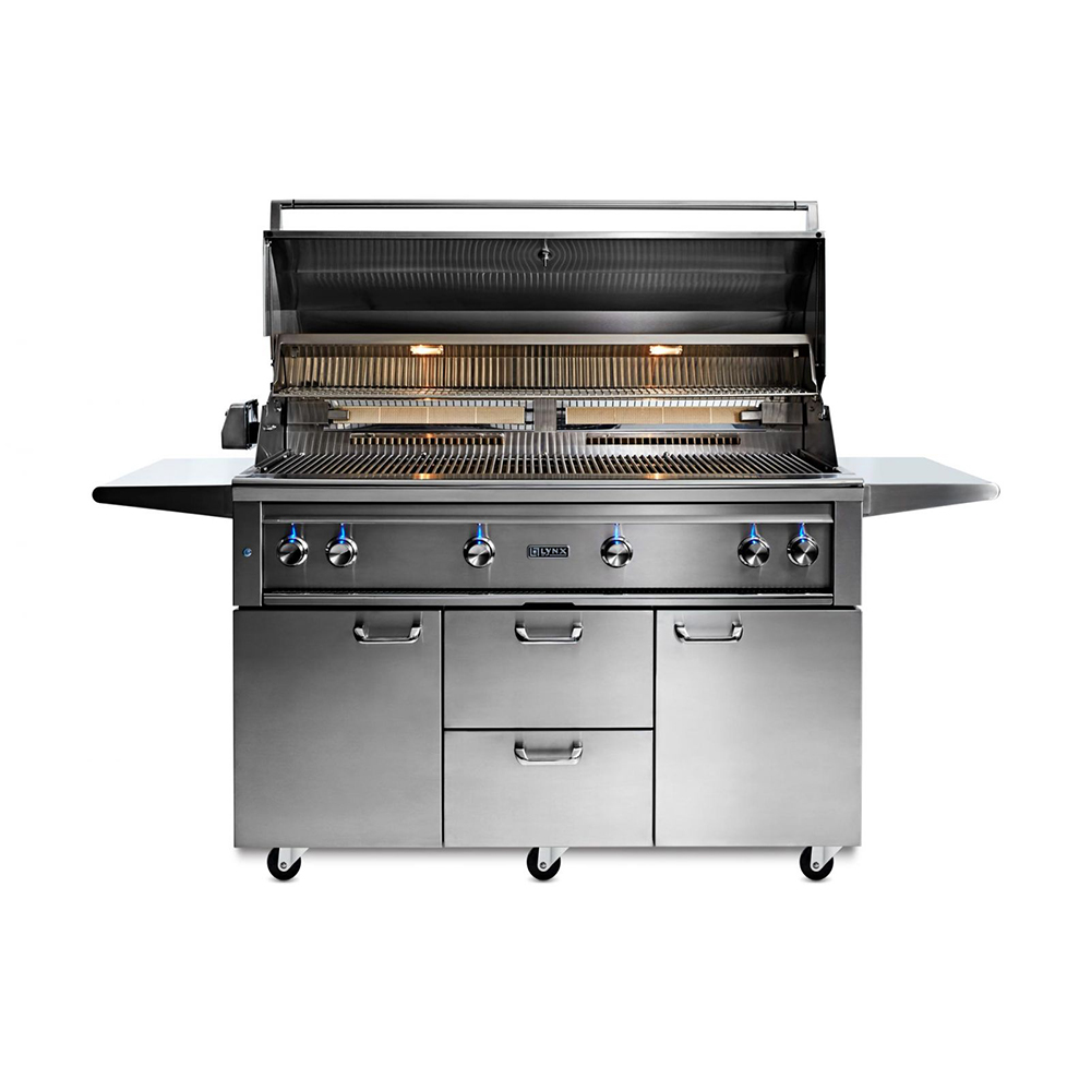 LYNX 54" Freestanding Grill – 1 Trident with Rotisserie - Image 3