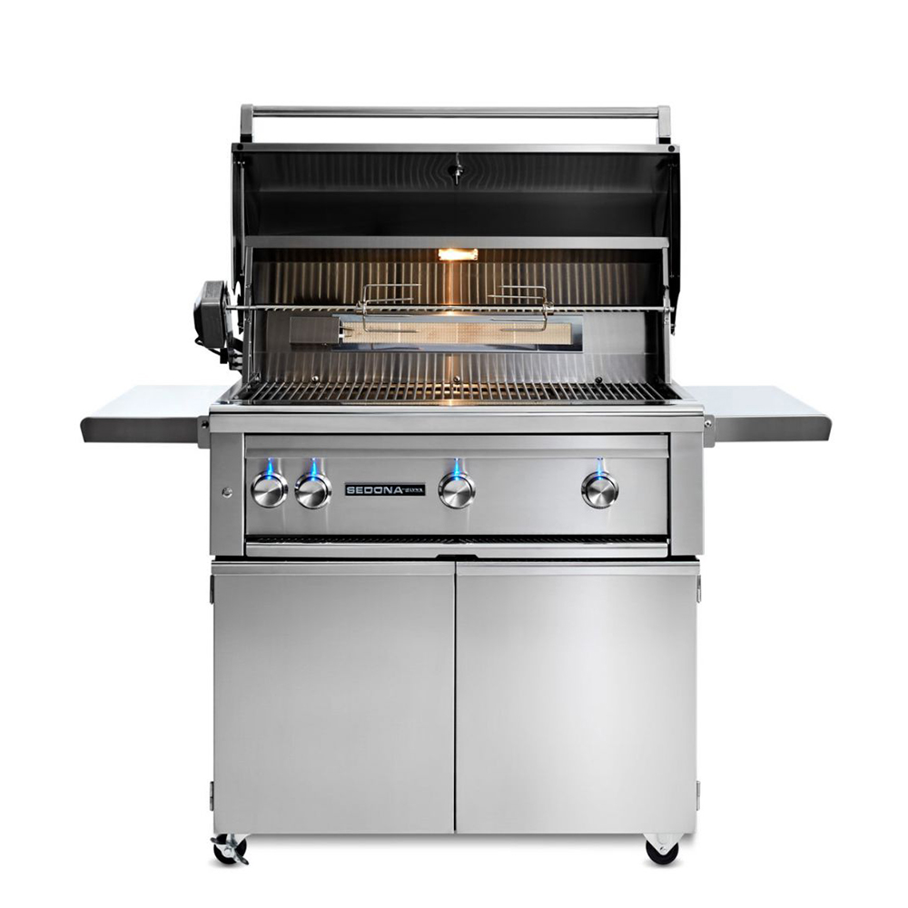 Sedona 36" Free-standing Grill, w/ Rotisserie, 1 Pro Sear 1 burner, 2 SS tube burner - Image 3