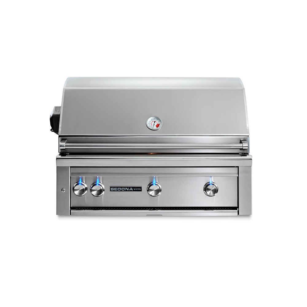 Sedona 36" Built-in Grill, with Rotisserie, 1 Pro Sear 1 burner, 2 SS tube burner