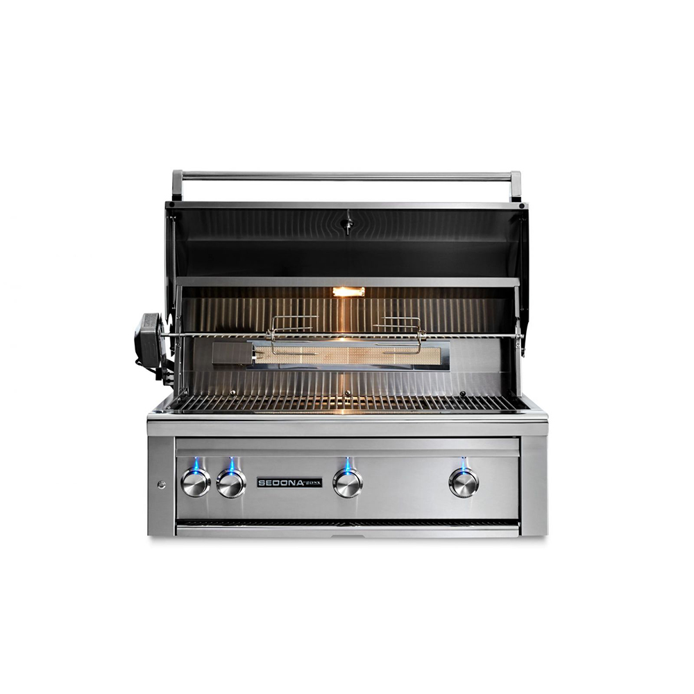 Sedona 36" Built-in Grill, with Rotisserie, 1 Pro Sear 1 burner, 2 SS tube burner - Image 3