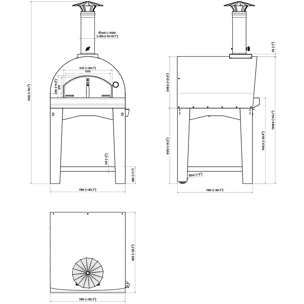 The Margherita Pizza Oven - Countertop - Image 4