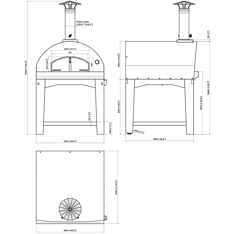 The Marinara Pizza Oven - Countertop - Image 4