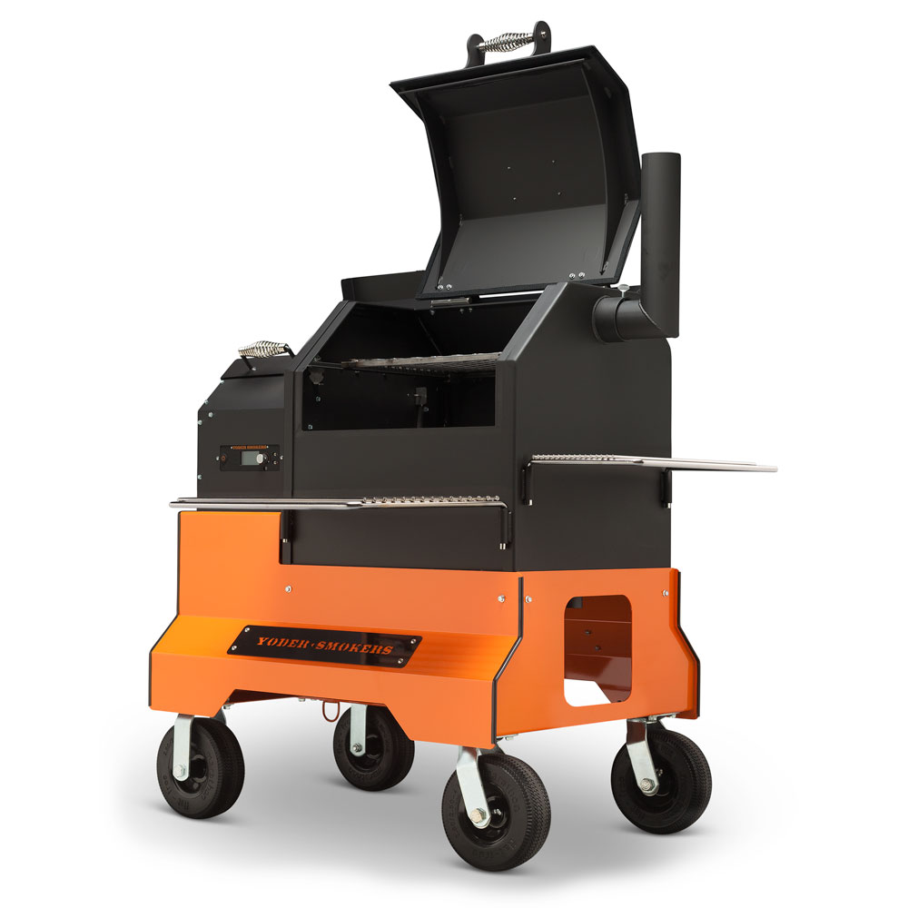 YS480S Competition Pellet Grill, Orange - Image 2