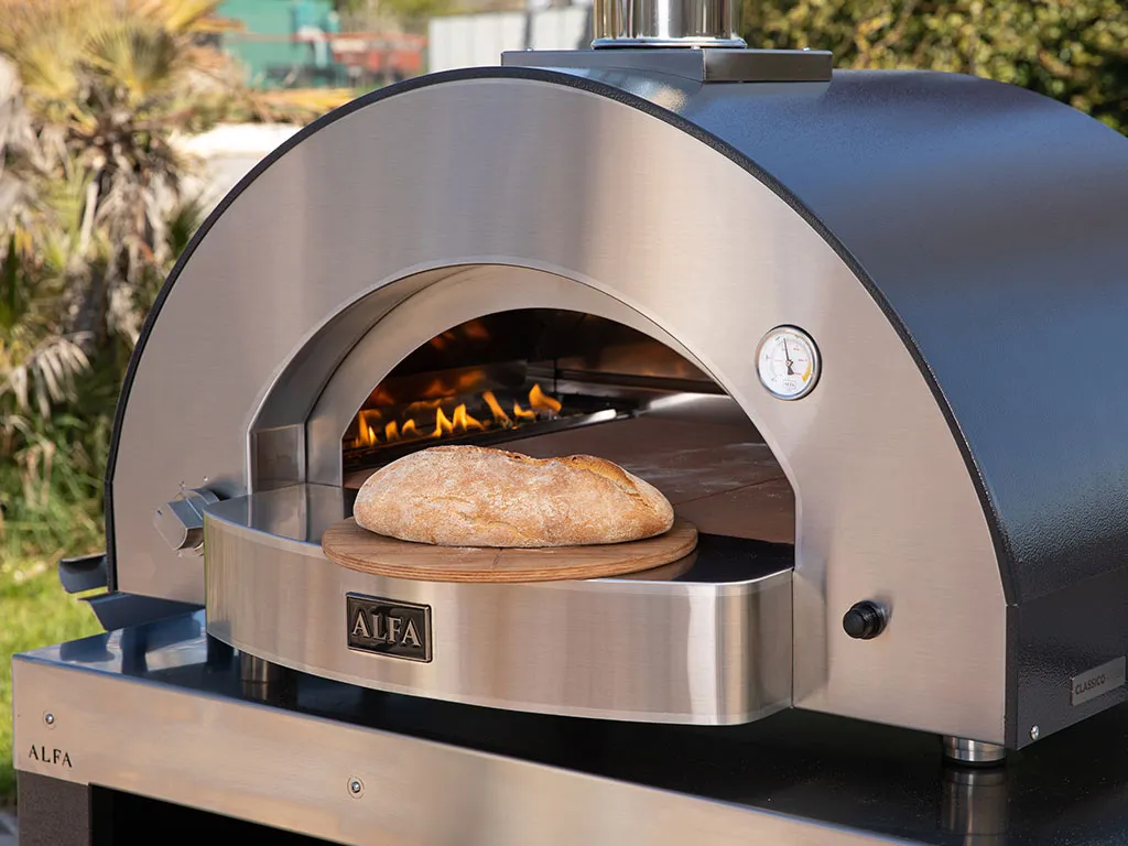 Alfa Ardesia Grey Classico 4 Pizze Gas Oven - Image 4