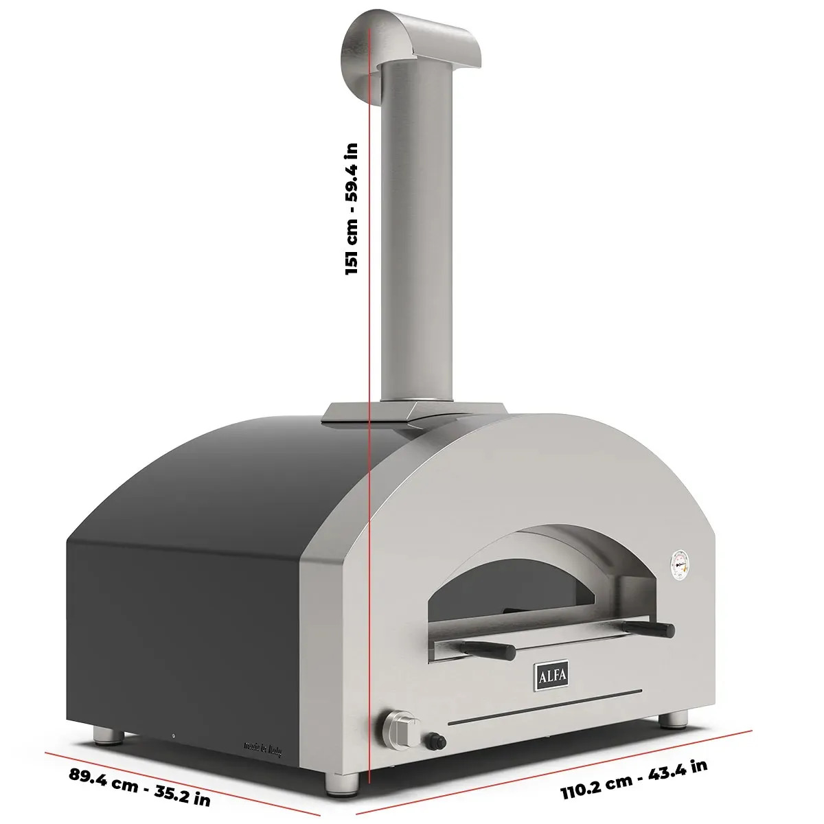Alfa Futuro 4 Pizze Gas Oven - Image 2