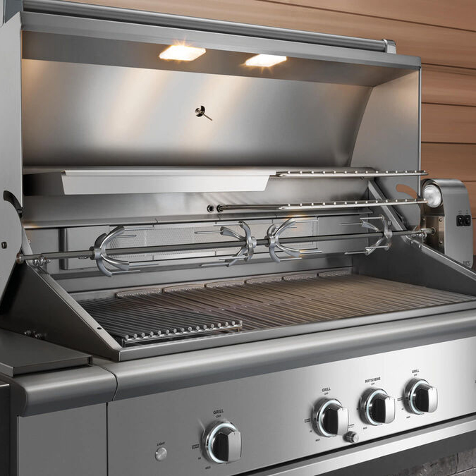 36" Series 9 Grill Rotisserie and Charcoal - Image 4